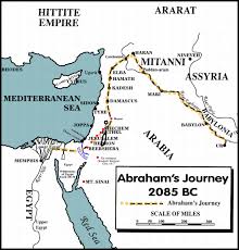 Abram map showing empires